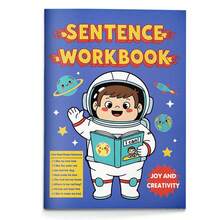 Numbers And Early Reading Notebook, A-Z Handwriting Practice, Number Learning, Simple Sentence Construction, Sight Word Recognition, Vocabulary Practice, Reading Skills, Space Theme Language Activities And Home Classroom Worksheets - Learning Theme - View 8