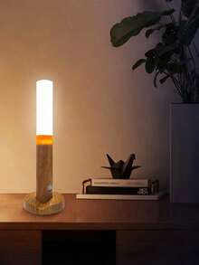 LED Cylindrical Night Light, Smart Charging Magnetic Induction, USB Motion Sensor Wall Light And Wireless Wall Light, Suitable For Home, Bedroom, Living Room, Study, Dorm, Kitchen, Bathroom, Wall Sensor Light, Night Anti-Collision Anti-Fall Lighting - Lighting - View 7