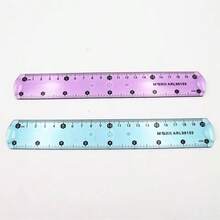 Righello flessibile 15cm/20cm/30cm, righello dritto multifunzione morbido, righello pieghevole per misurare linee curve, righello durevole per misurazione e disegno per studenti, colore casuale - D-Multicolore - Visualizzare 10