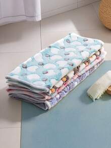 Soft And Cute Pet Blanket, Cute Heart Printed Plush Mattress, Reusable Dog And Cat Warm Sleeping Pad That Can Be Washed And Reused - M[60*40cm] - View 7