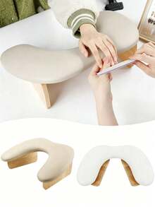 Foldable Nail Hand Rest Pillow, Slanted Nail Mat, Soft Hand Support Cushion, Portable Beauty Tool Accessory For Nail Salons, Gel Polish, Nail Extensions, And Home Manicures - Multicolor - View 6