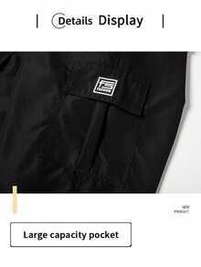 2pcs Men's Autumn Multi-Pocket Cargo Pants Outdoor Commute Multi-Pocket Long Pants Tech Cargo - Multicolor - View 5