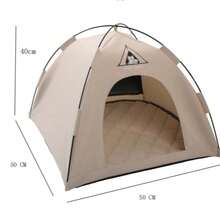 1PC Pet Tent Bed, Dog Tent, Cat Tent, Dog Bed, Cat Bed, Removable And Washable, All-Season, Outdoor Breathable Dome Pet Bed - Multicolor - View 24