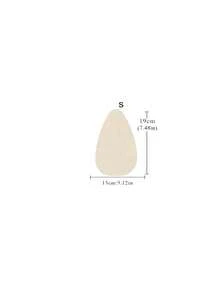 2入水滴形一次性乳貼，無紡布材質，透氣防下垂隱形胸墊，專為女性需求設計，有效減輕肩部壓力並提供隱密遮蓋，無縫隱形貼合，適合搭配洋裝、上衣、夾克與西裝外套 - 水滴布款 - 查看 14