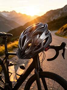1pc Adjustable Adult Bicycle Helmet - Detachable Sun Visor, EPS Shock-Absorbing Padding, Lightweight Ventilated Safety Helmet Suitable For Men And Women, For Bicycle, Skateboard And Scooter - Multicolor - View 11