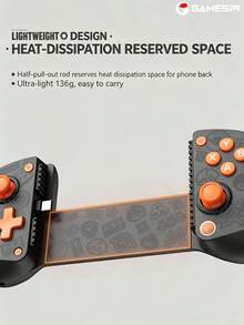GAMESIR Gaming Controller, Hall Effect Joystick, 0 Dead Zone, Silicone Buttons Zero Latency, Type-C Fast Charging, Type-C, IPad Tablet IPhone, Compatible With Apple And Android Mobile Games - View 2