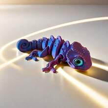 10 piezas Decoración de Salamandra de Ojos Grandes, Modelo de Animal con Ojos Realistas, Articulaciones Móviles, Múltiples Colores, Adecuado para Decoración del Hogar, Regalos de Fiesta, Regalos de Vacaciones - Multicolor - Ver 9