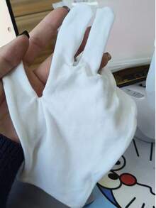 1/3 Pairs White Cotton Gloves, Breathable Elastic Fabric Gloves, Suitable For Dry Hands, Moisturizing SPA Soft Gloves, Multi-Purpose Jewelry Inspection Work Gloves, Suitable For Women - White Gloves - View 8