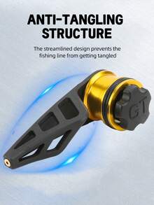 BILLINGS Knotter Fishing GT Knotting Tool, Suitable For 0.3-3.0 PE Fishing Line, Aluminum Alloy Material, Streamlined Anti-Tangle Design - Multicolor - View 6