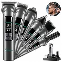Hatteker 1pc 6-In-1 Electric Hair Clipper, Multi-Function Oil Hair Carving Electric Trimmer, Nose Hair Trimmer, Portable Private Shaving Razor, Hair Clipper - View 2