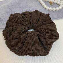French Gentle Elegant Pleated Polka Dot Scrunchie 2026 Early Autumn New Style Hair Tie Ponytail Bun Hair Accessory - Multicolor - View 14