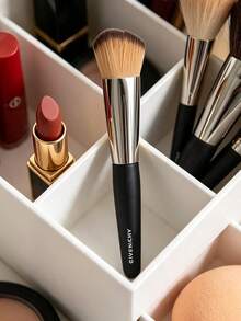 GIVENCHY Foundation Makeup Brush, Single Piece, Portable And Durable, Suitable For Travel, With Brand Logo Design, Soft Brush Hair, For Personal Use And Gift Giving, GIVENCHY‑GIFT‑23 - Black - View 3