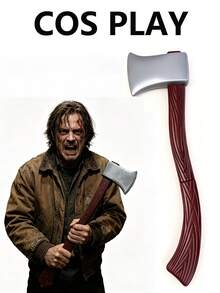 1PC Unisex Multi-Color Realistic Large Axe Weapon Costume Prop, Horror Jason Character Role Play Weapon Accessory, Personalized Versatile Mix And Match Suitable For Halloween, Festival, Party, Performance Costume Prop - Multicolor - View 5