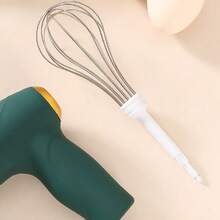 Rechargeable Wireless Handheld Mixer, 3-Speed Electric Egg Beater With Dual Interchangeable Mixing Heads, Portable Low Noise Kitchen Dessert Baking Mixer - Multicolor - View 8