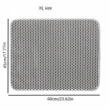 Cat Litter Mat, Cat Paw Mat, Cat Litter Box, Dog Litter Box, Anti-Splash Cat Litter Mat, Prevent Cat Litter From Being Carried Out Of The Litter Box, Double Layer Filtration To Control Litter Fallout, Anti-Splash Toilet Mat, Paw Mat - Multicolor - View 10