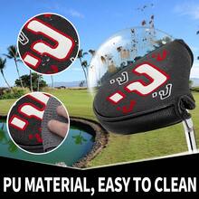 1PC Exquisite Embroidery Mallet Golf Putter Headcover With Magnetic Closure Golf Club Protector - Multicolor - View 6