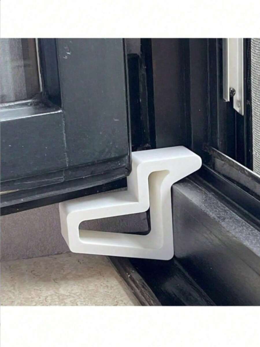 Two Pieces Door And Window Stops, Flexible Rubber Door Stops, Door Wedges, Top Door Stops, Door Stops, Anti-Collision Door Suction Cups, Multi-Functional Wedges, Convenient Door Hooks, Window Clips, Easily Open Doors And Windows. - Multicolor - View 1