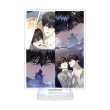 Eighteens Bed BL Manhwa Acrylic Standee Keychain, Main Characters Desk Decor Pendant, Anime Collectible Gift 15cm - Multicolor - View 4