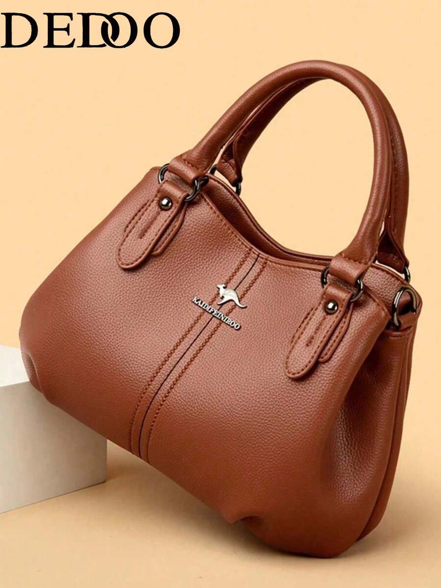Dedoo 2026 Mother's Day First Choice Handbag, High-Quality Luxury Designer Crossbody Bag, Large Capacity Solid Color Shoulder Bag