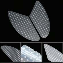 2PCS Motorcycle Tank Grip Pads Left & Right, Elastomer Anti‑Slip Volcano Profile Traction Pad, Frame & Gas Tank Protector For Better Control, Strong Adhesive - A - View 6