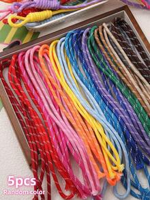 10m Paracord Rope, Used For Making Bracelets And Necklaces, Colorful Braided DIY Projects, Small Jewelry Keychains And Bag Charms, Keychain Making Materials - Polka Dot Pattern - View 23