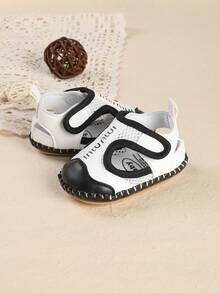 0-1 Year Old Summer New Mesh Soft Infant Shoes Closed Toe Sandals Walking Shoes - White - View 4