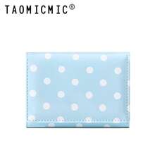 New Women's Short Trifold Wallet, Polka Dot Cute Coin Purse, Student Daily Use Card Holder - Multicolor - View 12