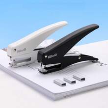 Durable Metal Handheld Stapler, Suitable For DIY Craft Packaging, Scrapbooking Thin Decoration Binding, Manual Stapler, Office Supplies Stationery - Single Piece - View 6