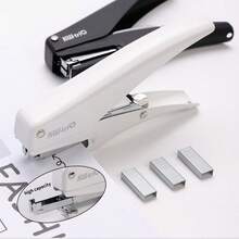 Durable Metal Handheld Stapler, Suitable For DIY Craft Packaging, Scrapbooking Thin Decoration Binding, Manual Stapler, Office Supplies Stationery - Single Piece - View 2