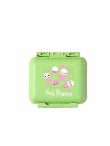 迷你 6 格便攜藥盒，收納盒，旅行藥盒，印有「My Pill Bag」和藥丸圖案的 6 格小藥盒，密封包裝收納盒，6 天週用收納盒，首款旅行收納盒，日常維生素藥盒，口袋藥盒收納盒，迷人收納盒，居家必需品，旅行必需品 - 彩色 - 查看 12