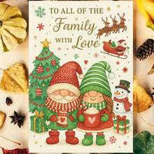 With Envelope - Family Theme Christmas Card, Perfect For Holiday Greetings, Ideal Gift For Loved Ones (Christmas Card, Christmas) - Suitable For Special Occasions BZUU - Sets - View 3