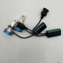 HYNBYZJ 2入組 H7 LED Canbus 車用大燈 超亮 HB4 H11 H4 H1 9012 HB3 9005 9006 插即用燈泡 250W 6000K 汽車燈 - 白色 - 查看 13