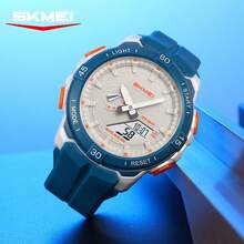 SKMEI 2583 Jam Tangan Digital Analog Multifungsi Fashion Pelajar Tahan Air 5ATM Jam Tangan Elektronik Kasual Sporty Hadiah - Satu-Ukuran - View 12