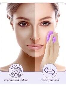 1/5/10 Piece Multifunctional Silicone Cleansing Brush Set For Ladies, With Random Colors (May Be Repeated), Can Deeply Clean, Remove Blackheads And Acne And Clean Pores. - A - View 5