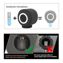 Vocal Isolation Ball Foam Shield For Microphone - As Pic - View 6