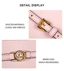 Michael Kors Reed 純色女用單肩斜揹包 35F4G6RC0T 粉紅粉色 - 粉色 35F4G6RC0T 粉紅粉底 - 查看 9