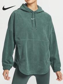 Nike Authentic New Women's Hooded Casual Loose Fleece Sweatshirt FV8077-338 - FV8077-338 - View 1