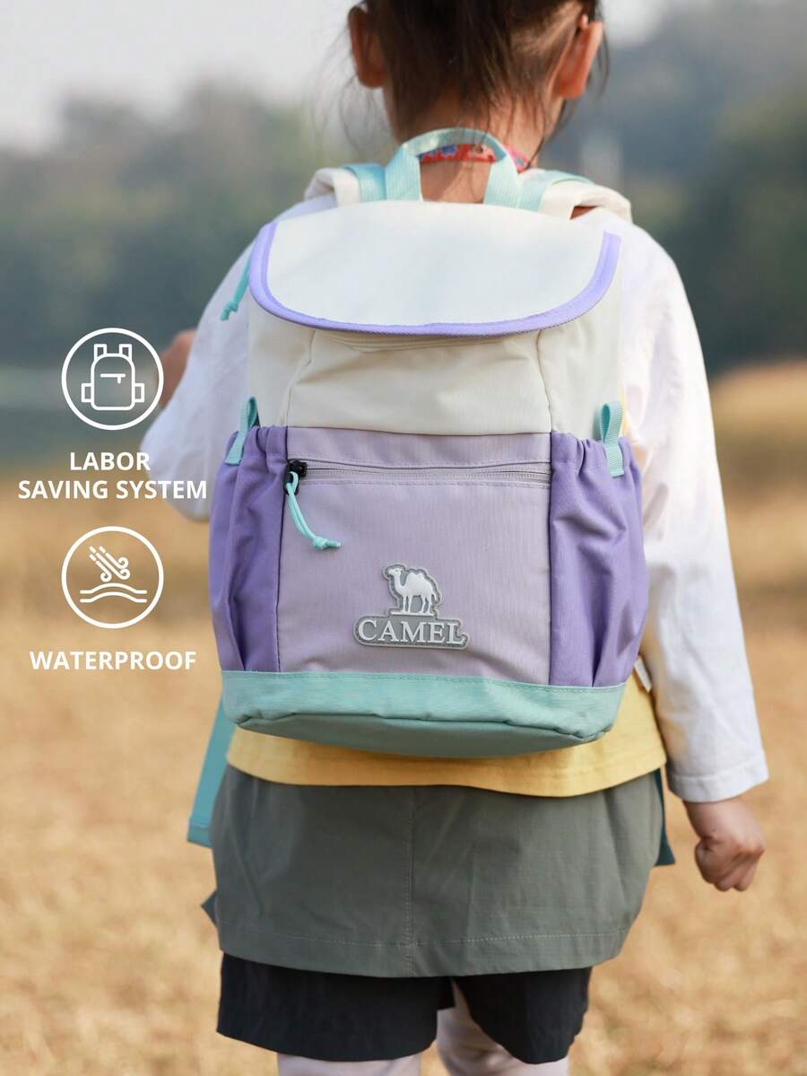 CAMEL CROWN Kindergarten Backpack, School Backpack, Lightweight Outdoor Backpack Suitable For Children And Family Outings - Light  Purple - View 1