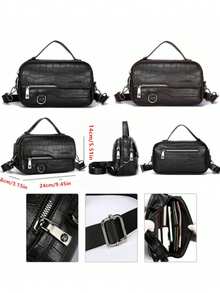 New Personalized Design Men's Handheld One Shoulder Crossbody Bag - Multicolor - View 3