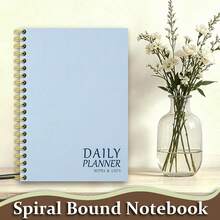 Daily Planner, New 2027 Edition, Time And Task Planning, Important To-Do List, A5 Spiral Notebook, Suitable For Students And Office Workers, Stationery, Office Supplies, Back-To-School Season - Plan Book - View 1