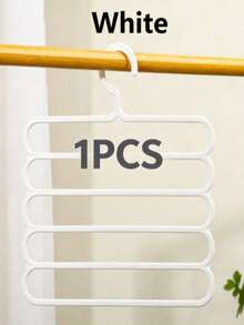 1/3/5/10pcs Multi-Function Scarf Hanger, Plastic 5-Tier Storage Rack For Clothes And Pants, Non-Slip Silk Scarf Organizer, Scarf Hanging Rack - Multicolor - View 9