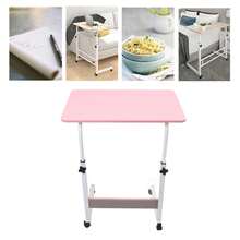 Table d'ordinateur à roulettes - Rose - Voir 3