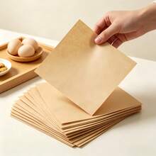 100/200/400pcs Heavy Duty Baking Paper, Unbleached Non-Stick Paper, Suitable For Air Fryer, Grill, Steam, Bake Bread, Cake And Food Packaging - Multicolor - View 2