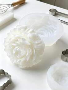 3D Flower Silicone Candle Mold, Flexible Easy Release Heat Resistant Non-Deforming, DIY Craft Making, Home Decor Ornament, Handmade DIY Enthusiast, Aromatherapy Candle Making Tool, Handmade Gift Casting Mold, Floral Shape Handmade Mold - Flower Mold - View 1
