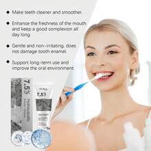 Pastilla dental blanqueadora con hidroxiapatita al 7,5%, protección del esmalte, fórmula suave de menta para dientes sensibles, aliento fresco duradero, reparación de manchas en la cavidad bucal, limpieza de placa dental, aclarado y cuidado bucal - Menta - Ver 6