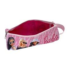 Dam Round Pencil Case Barbie Deluxe. Fully Lined And Customized Interior. - Pink - View 4