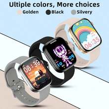 2026 Unisex Smartwatch With Message Notifications, Calorie & Distance Tracking, Multiple Sports Modes, Music Control, Remote Camera, Alarm, Metal Case + Silicone Strap, USB Charging, Multi-Functional Smartwatch Compatible With Smartphones, Perfect Gift For Parties, Holidays, New Products - Multicolor - View 5