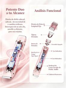 Female Hair Trimmer & Removal - Pink - View 6