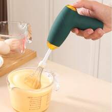 Rechargeable Wireless Handheld Mixer, 3-Speed Electric Egg Beater With Dual Interchangeable Mixing Heads, Portable Low Noise Kitchen Dessert Baking Mixer - Multicolor - View 6