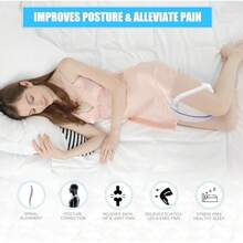 Coussin Orthopédique pour Les Jambes,Coussins relève-Jambes avec Mousse à mémoire de Forme, pour Dormir sur Le Côté, Soulagement - couleur comme sur la photo - Voir 5